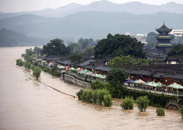 嘉陵江四川省阆中县段