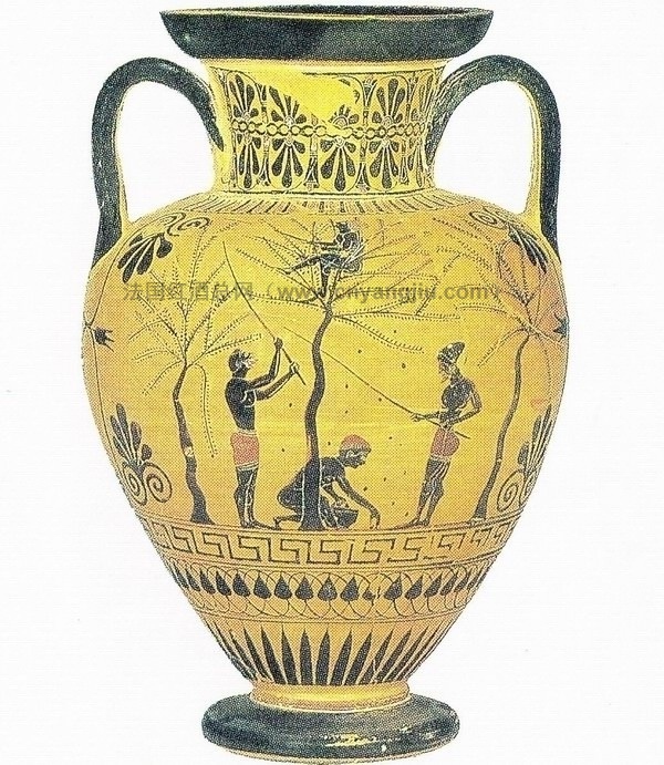 古希腊的黑绘双耳陶瓶,中国古代的双耳陶瓶,世界其他地方的双耳陶瓶