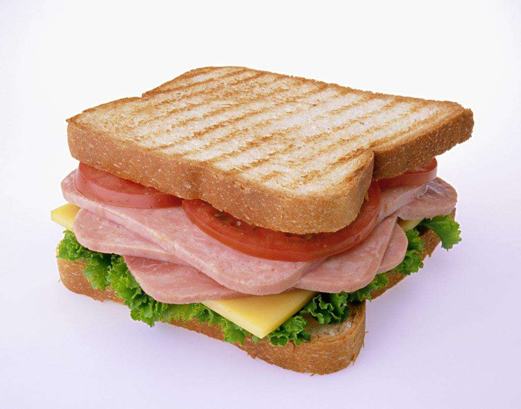 全麦火腿三明治