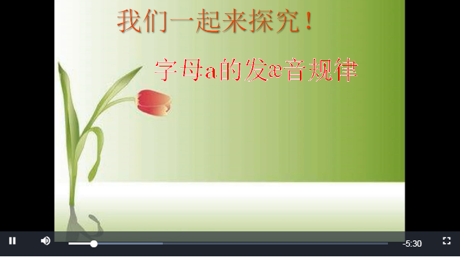 字母a的发  音规律