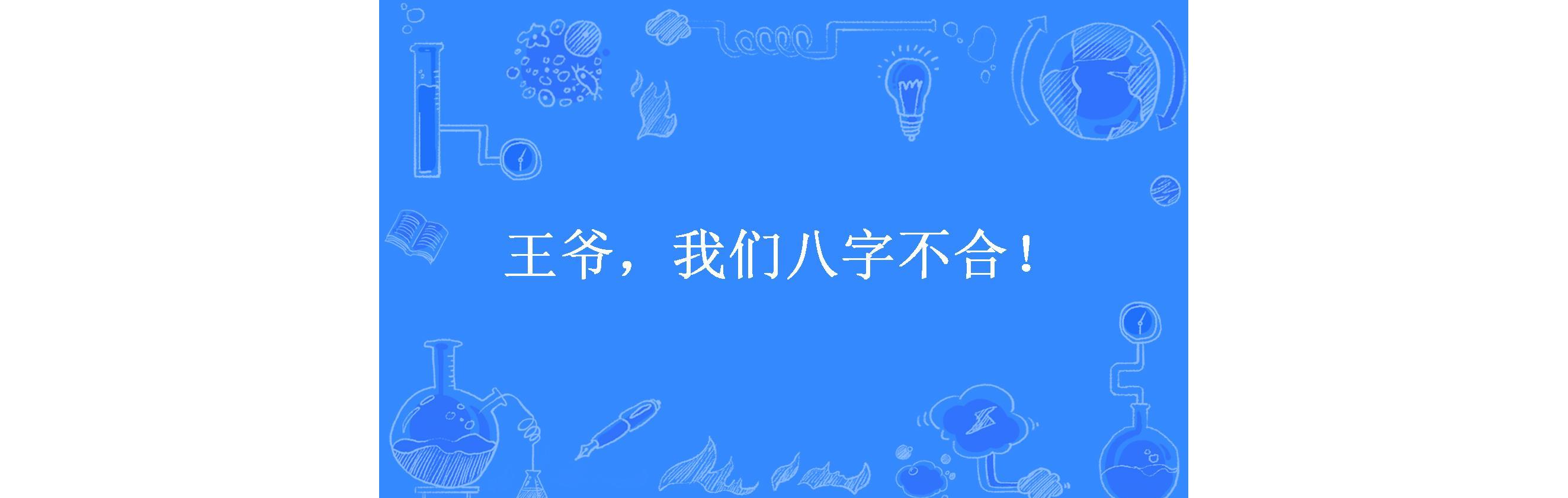王爷,我们八字不合!