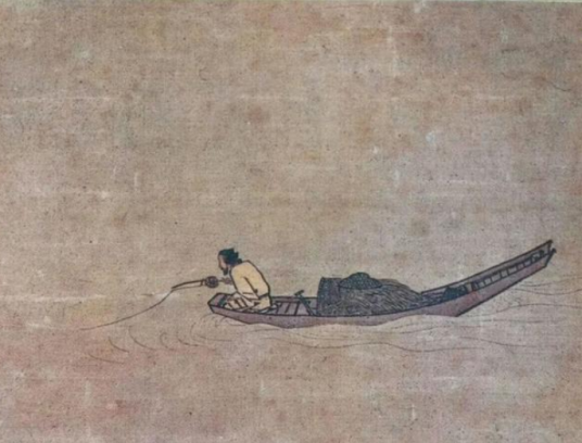 寒江独钓图（马远创作绢本设色画）_百度百科
