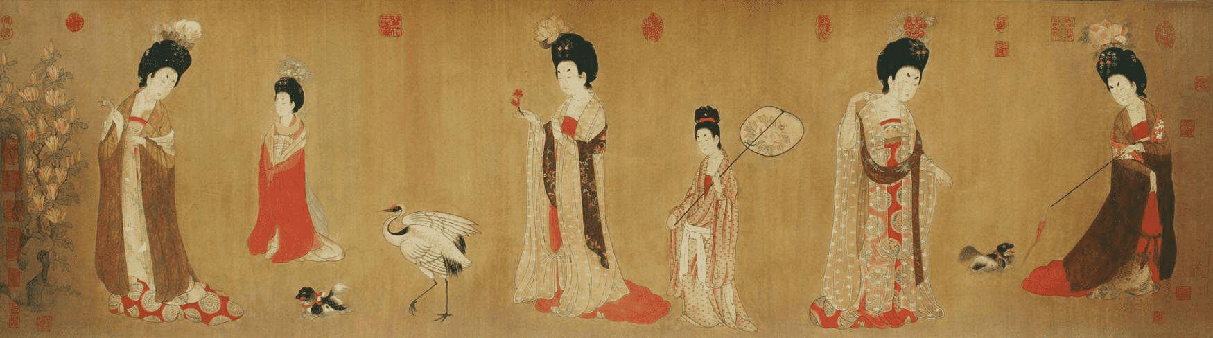 中国切手３種『唐美人簪花仕女図』『薩埵太子捨身飼虎』『秦始皇帝陵兵馬俑』 中国切手3種『唐美人簪花仕女図』『薩埵太子捨身飼虎』『秦始皇