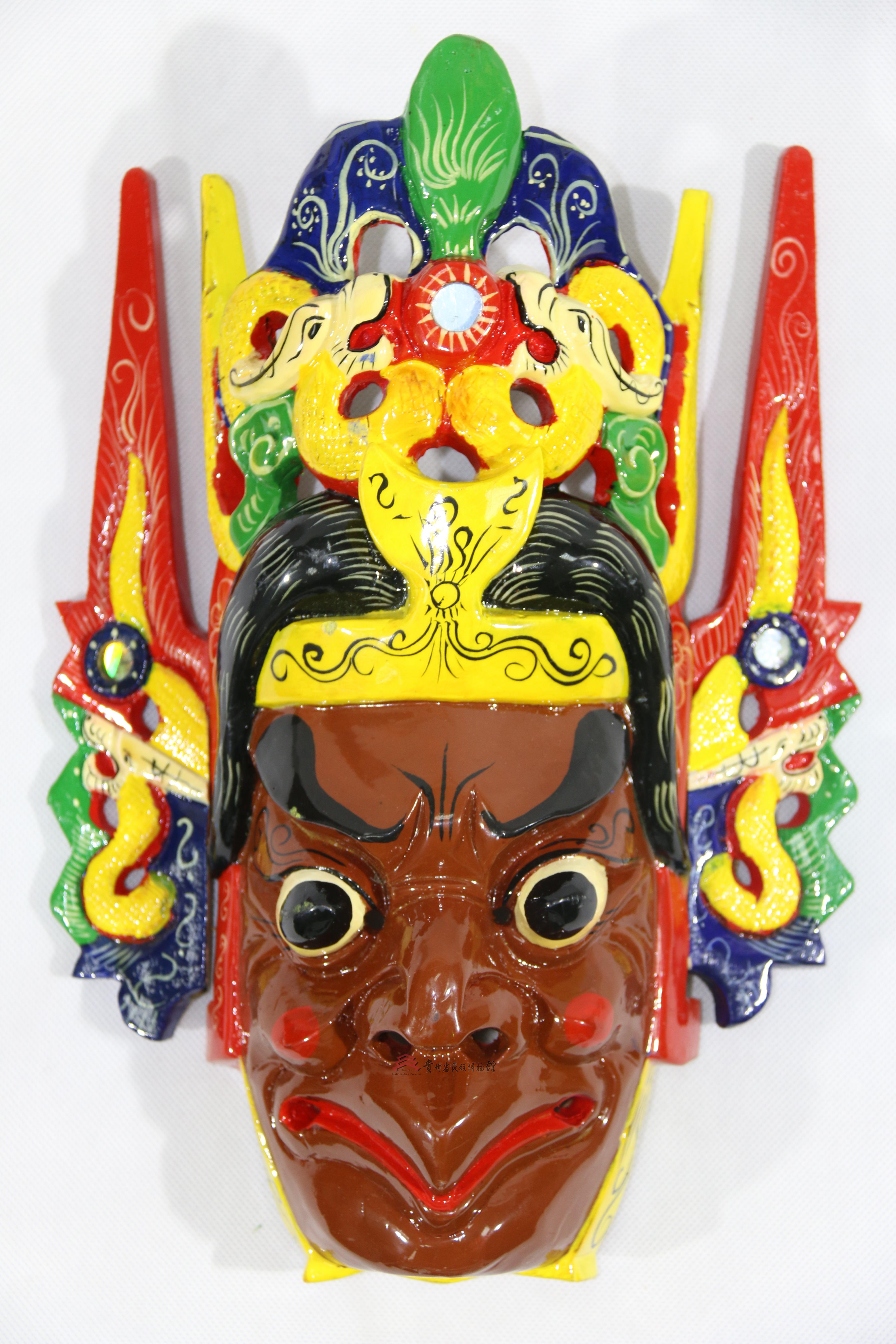 当代安顺地戏李元霸面具