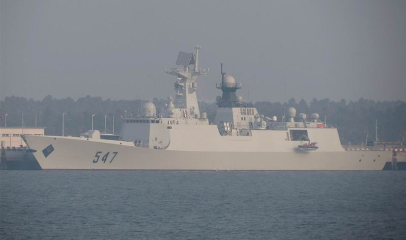  p>临沂号护卫舰(舷号:547),是中国海军隶下的一艘导弹护卫舰,属054a