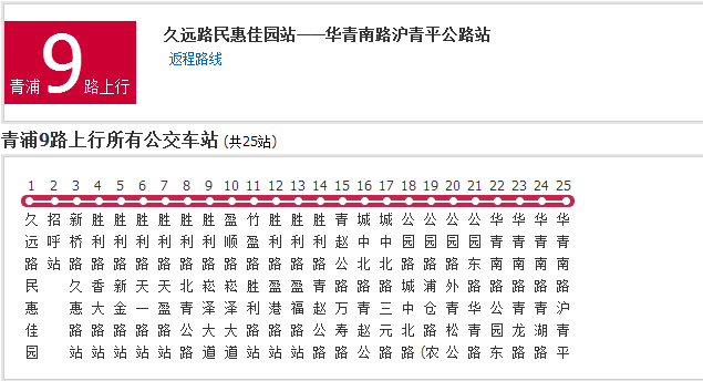 上海公交青浦9路