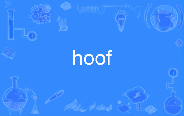  p>hoof,英语单词,主要用作为名词,动词,用作名词译为"(兽的)蹄,马蹄