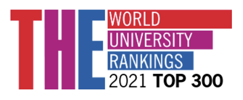 奥克兰理工大学2021THE世界大学排名前300位