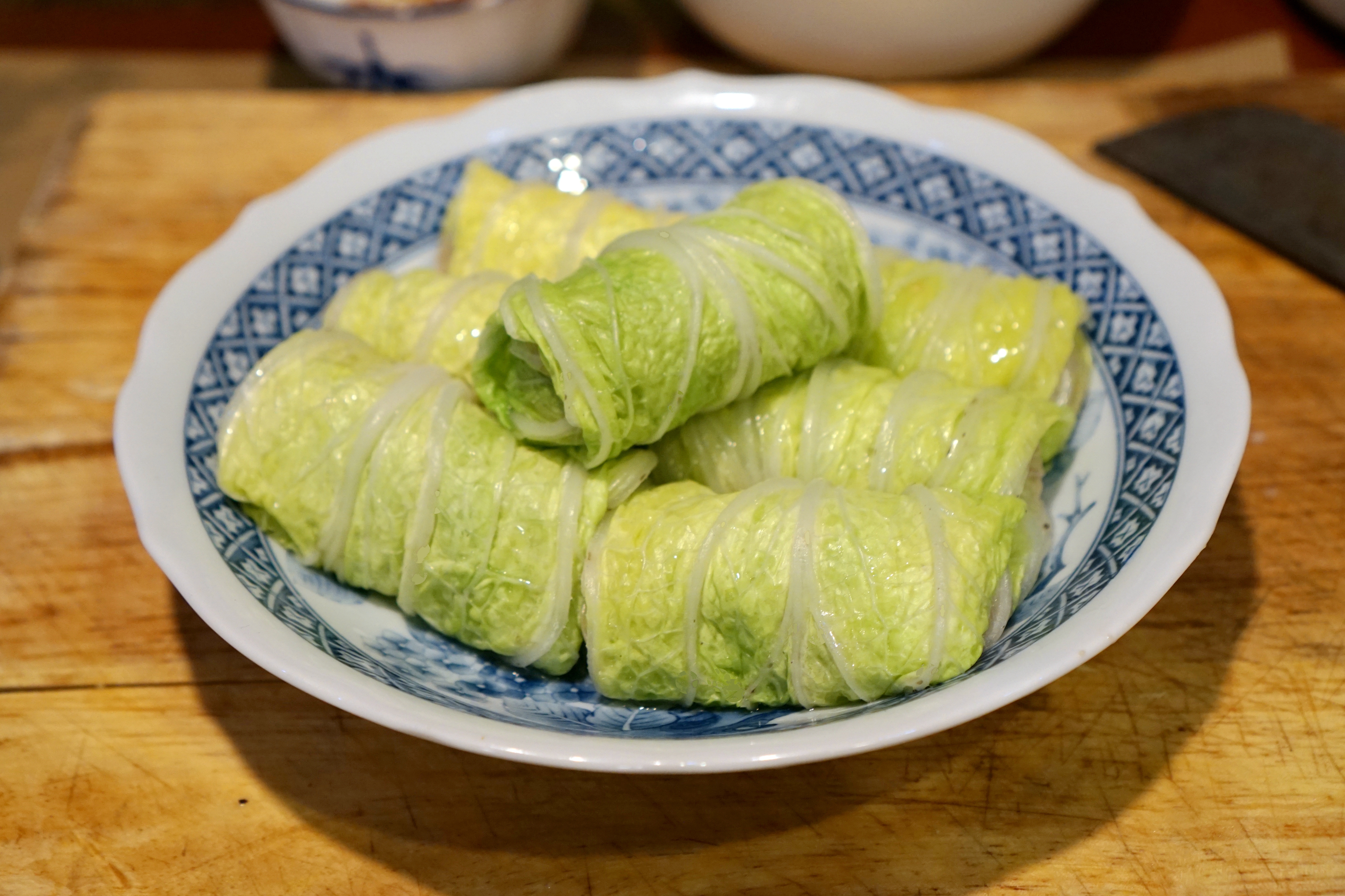 肉馅白菜卷