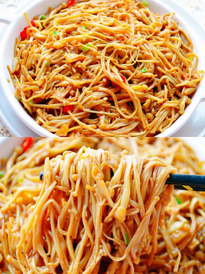 风味孜然金针菇
