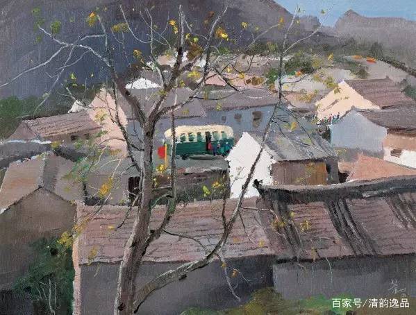 当代著名油画家、美术教育家，吴冠中油画作品集萃_百科TA说