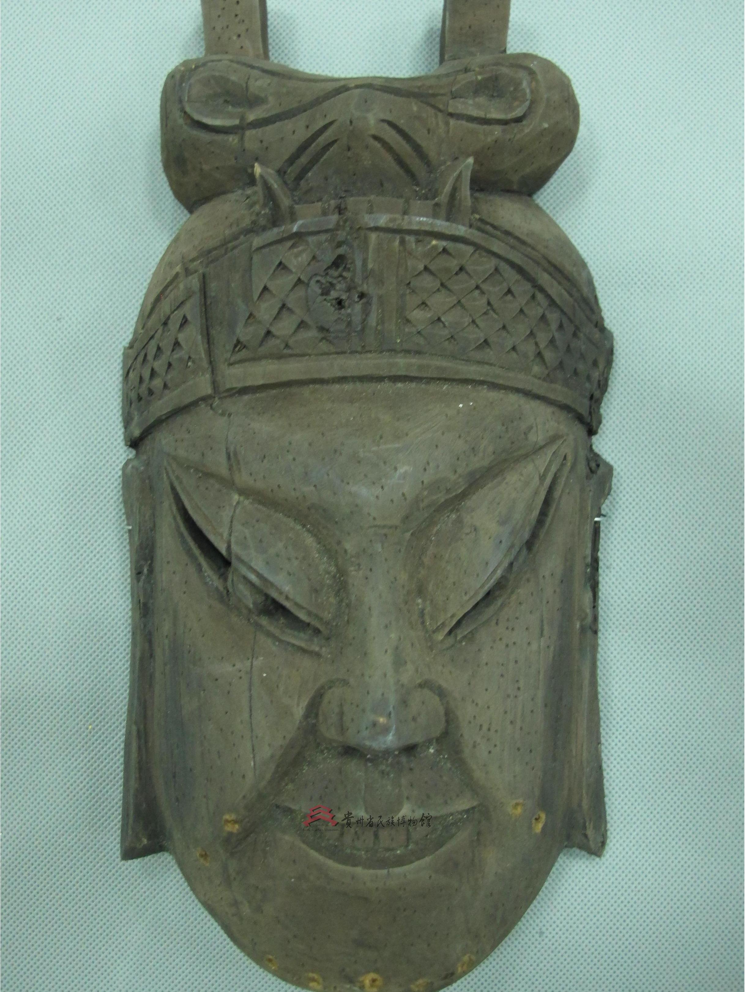 民国德江土家族傩面具关羽