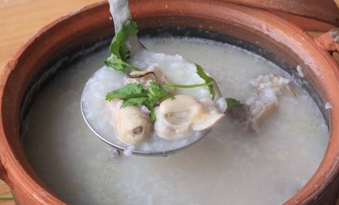 鲜蚝鸡粥