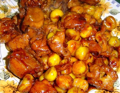 栗子炒子鸡