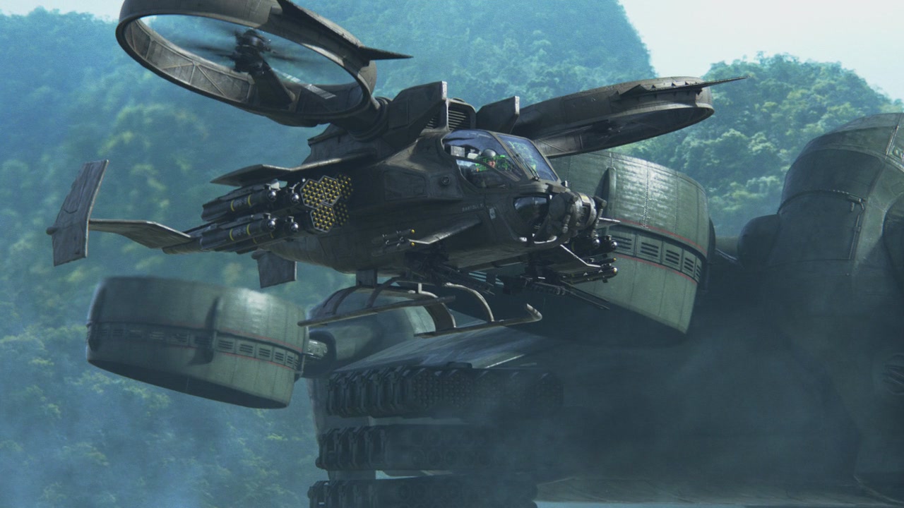  p>"毒蝎"式武装炮艇机是在"参孙"式运输机基础上改进的,其设计思路和