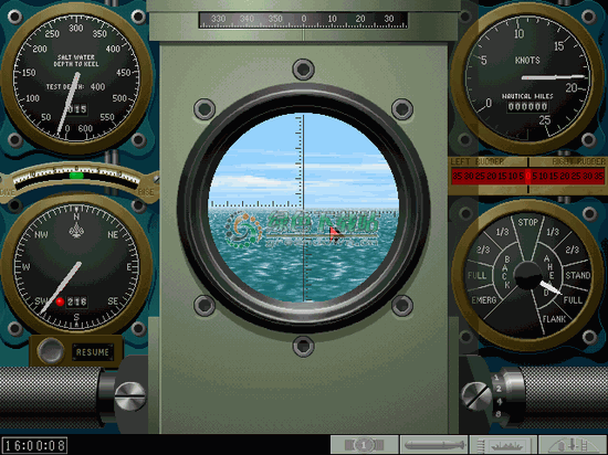  p>《猎杀潜航》是由ssi公司开发的一款潜艇模拟游戏,于1996年推出第