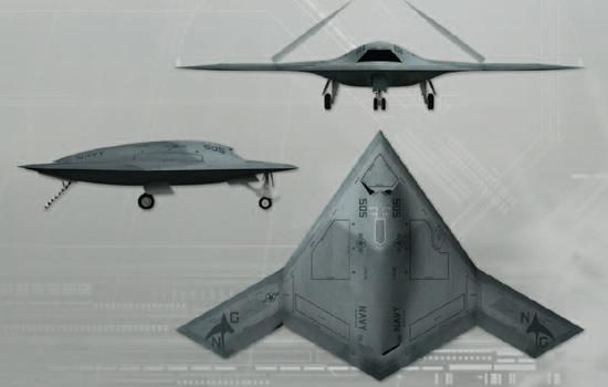 x-47b无尾攻击型无人机