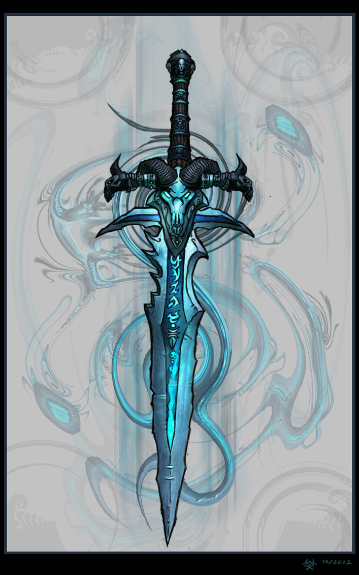 系列游戏世界中的一件武器,其中注有巫妖王耐奥祖的力量,是被诅咒之剑