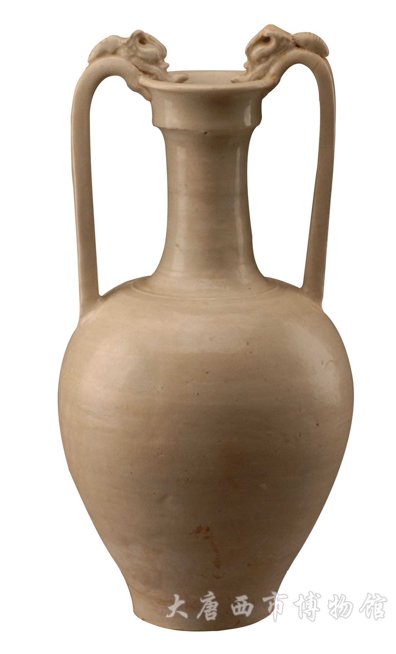  p>唐白瓷双龙瓶为唐代文物. /p>