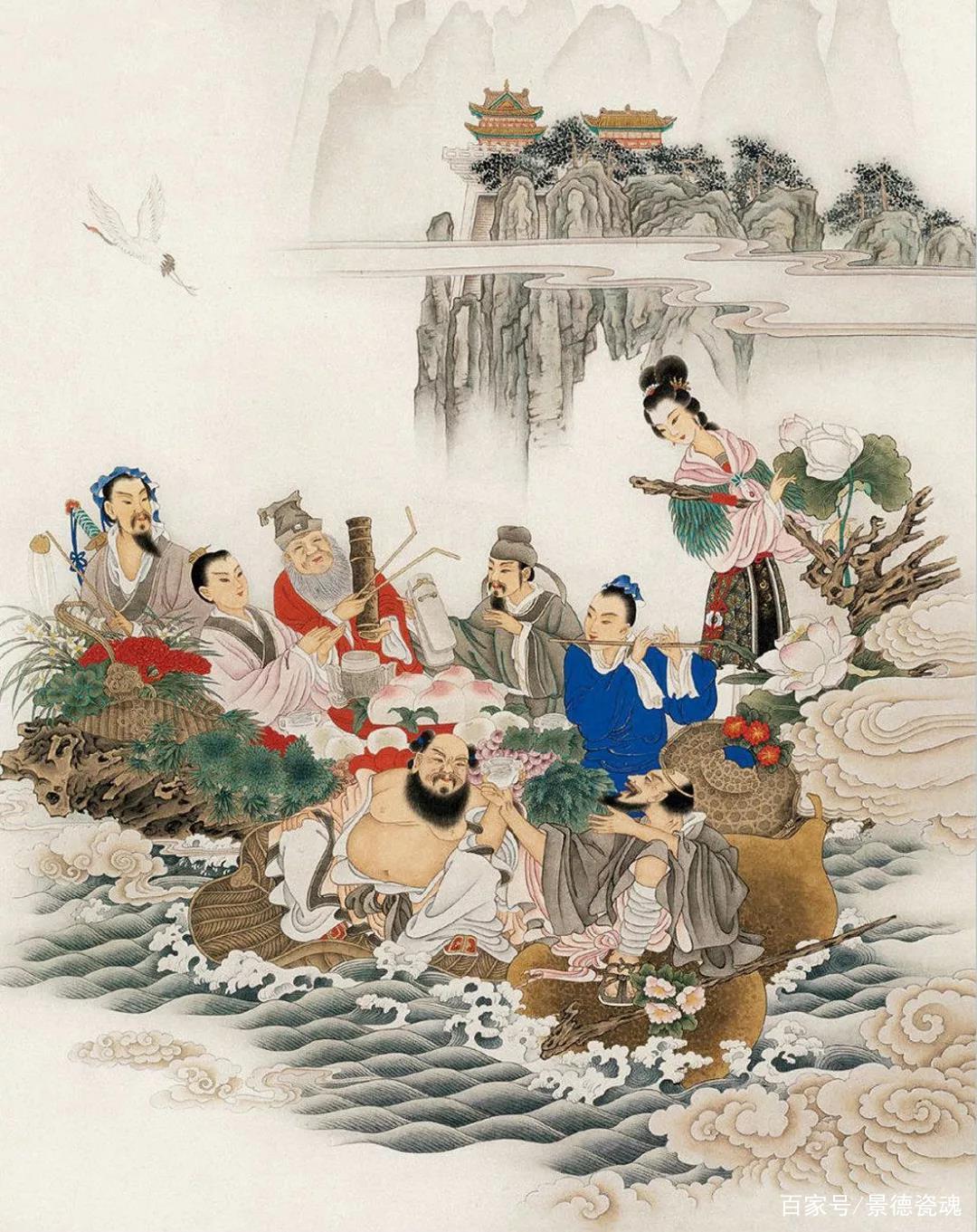 八仙过海——饶吉陶瓷作品赏析_百科TA说