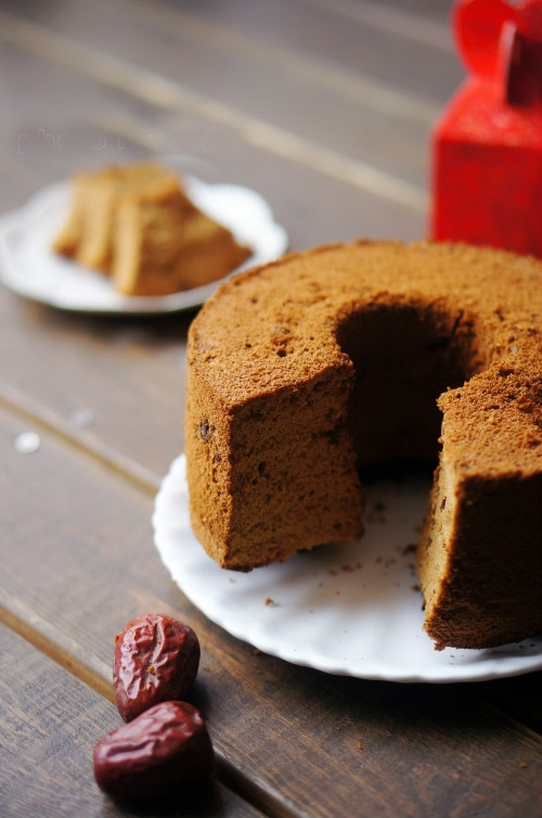 红糖红枣戚风蛋糕