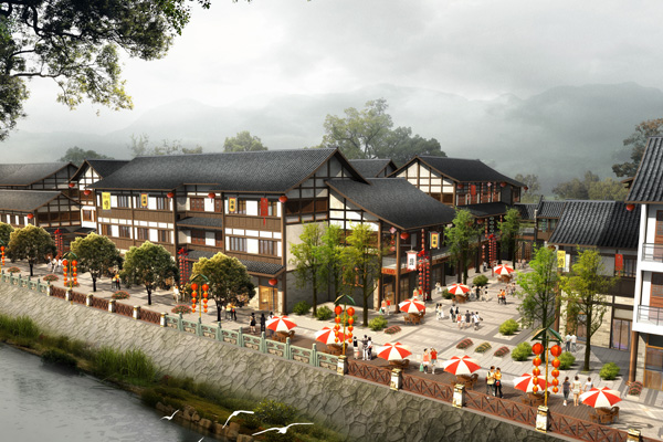  p data-id="gnx35wltdn">悦来古镇,位于四川省成都平原西部,是大邑