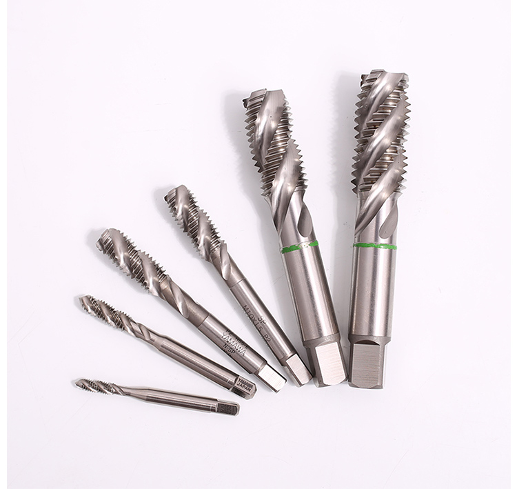 螺旋丝攻一种加工内螺纹的刀具,沿轴向开有
