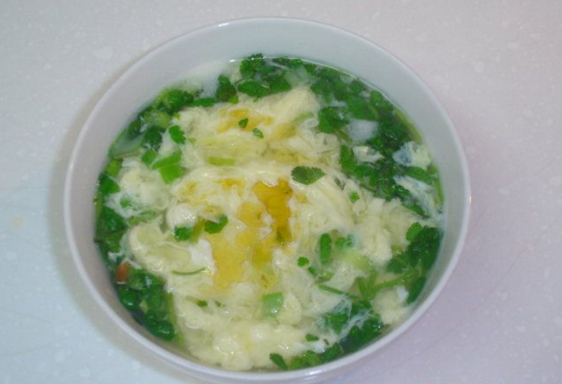 香菜鸡蛋汤