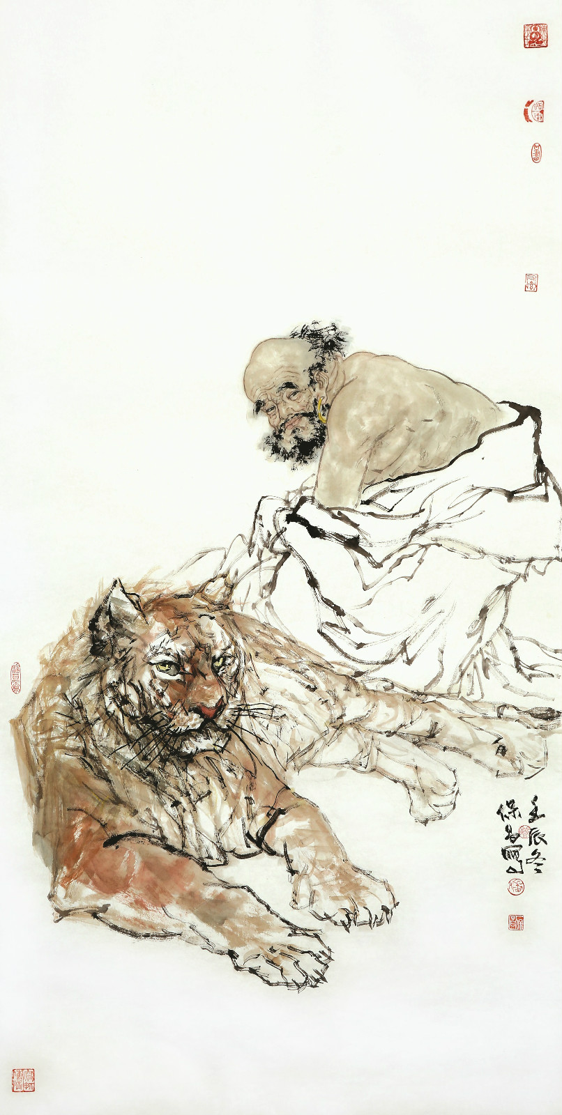 中国画(人物花鸟画)高研班,师从杜滋龄,赵华胜,霍舂阳,吴长江等诸先生