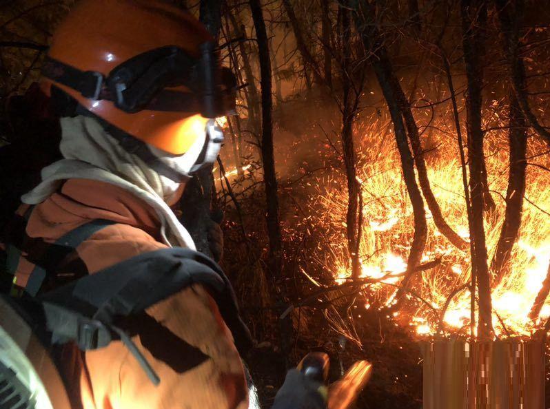 4月12日云南鹤庆森林火灾