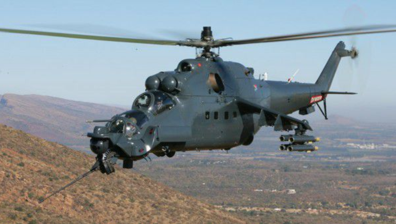 mi-24雌鹿直升机