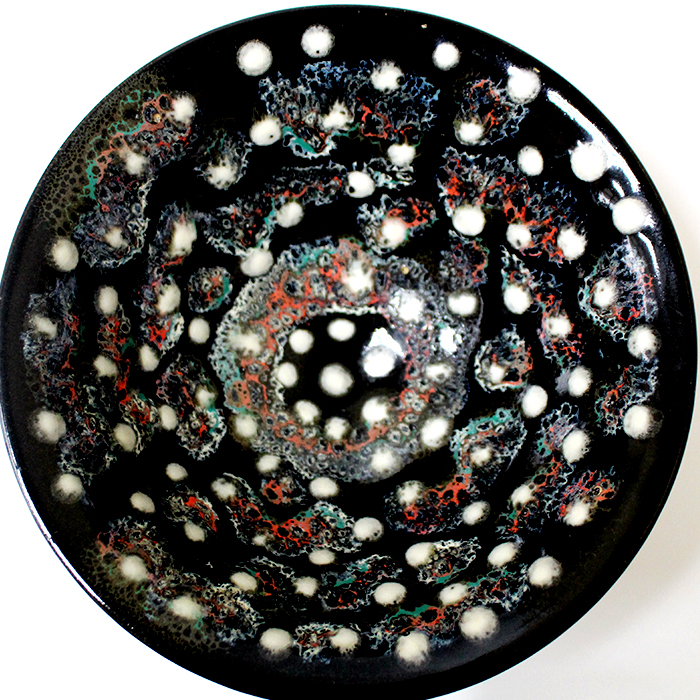 窑变釉鹧鸪斑纹盏