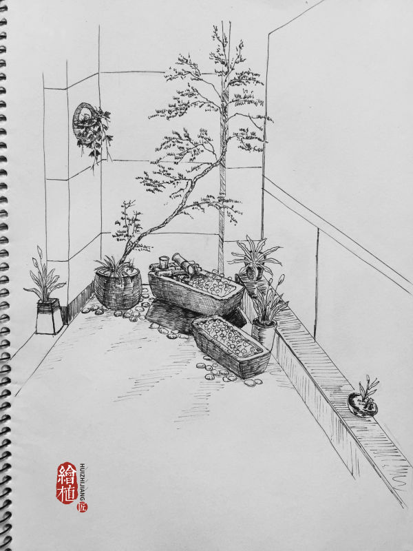 了一套主要服务为:艺术盆栽,高端鲜花连锁零售,小品景观,花园庭院阳台