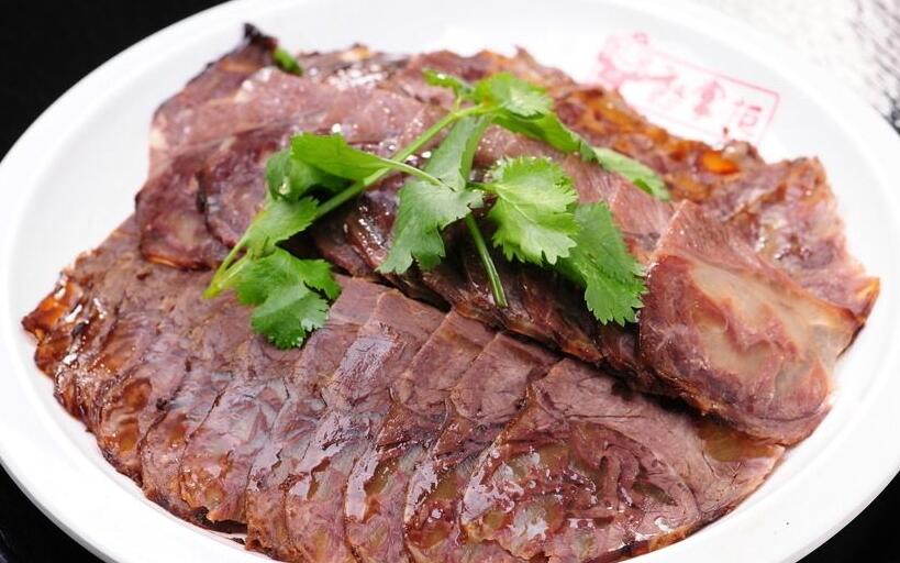 凉拌牛肉片