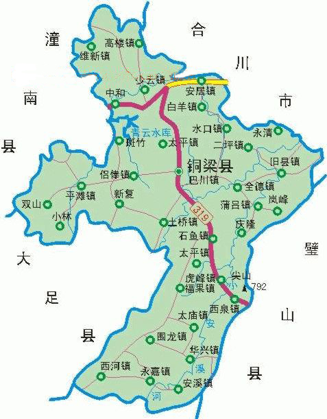  p>铜梁区位于长江上游地区,  a target="_blank" href="/item/重庆市