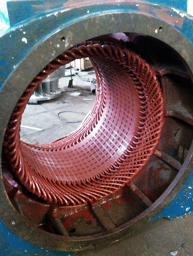 水轮发电机定子