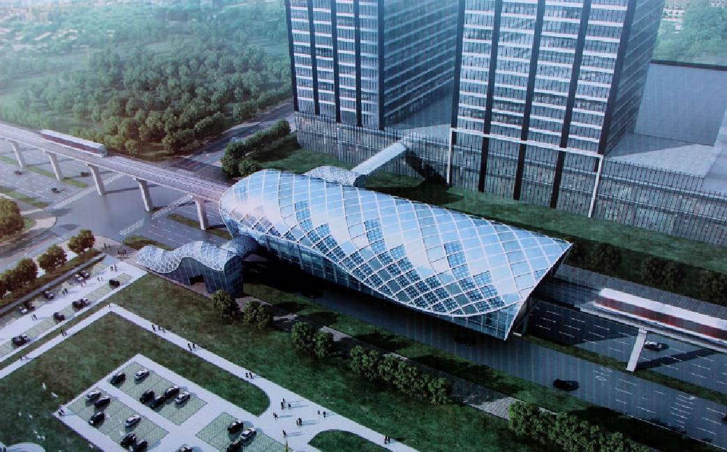  p>阿斯塔纳轻轨(现称努尔苏丹)是哈萨克斯坦的首条城市轻轨,连接机场