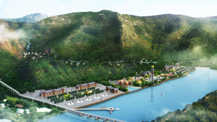  p>黄花山景区,位于河北省涉县固新镇西山,山势险峻,绿树掩映,风光