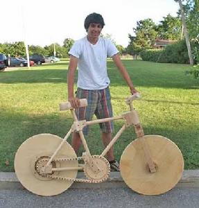 全木质自行车