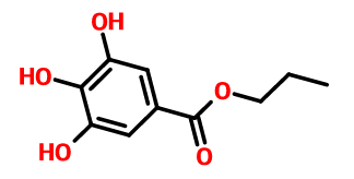  p>棓丙酯化合物为乳白色针状结晶或白色至淡黄褐色结晶性粉末,无臭