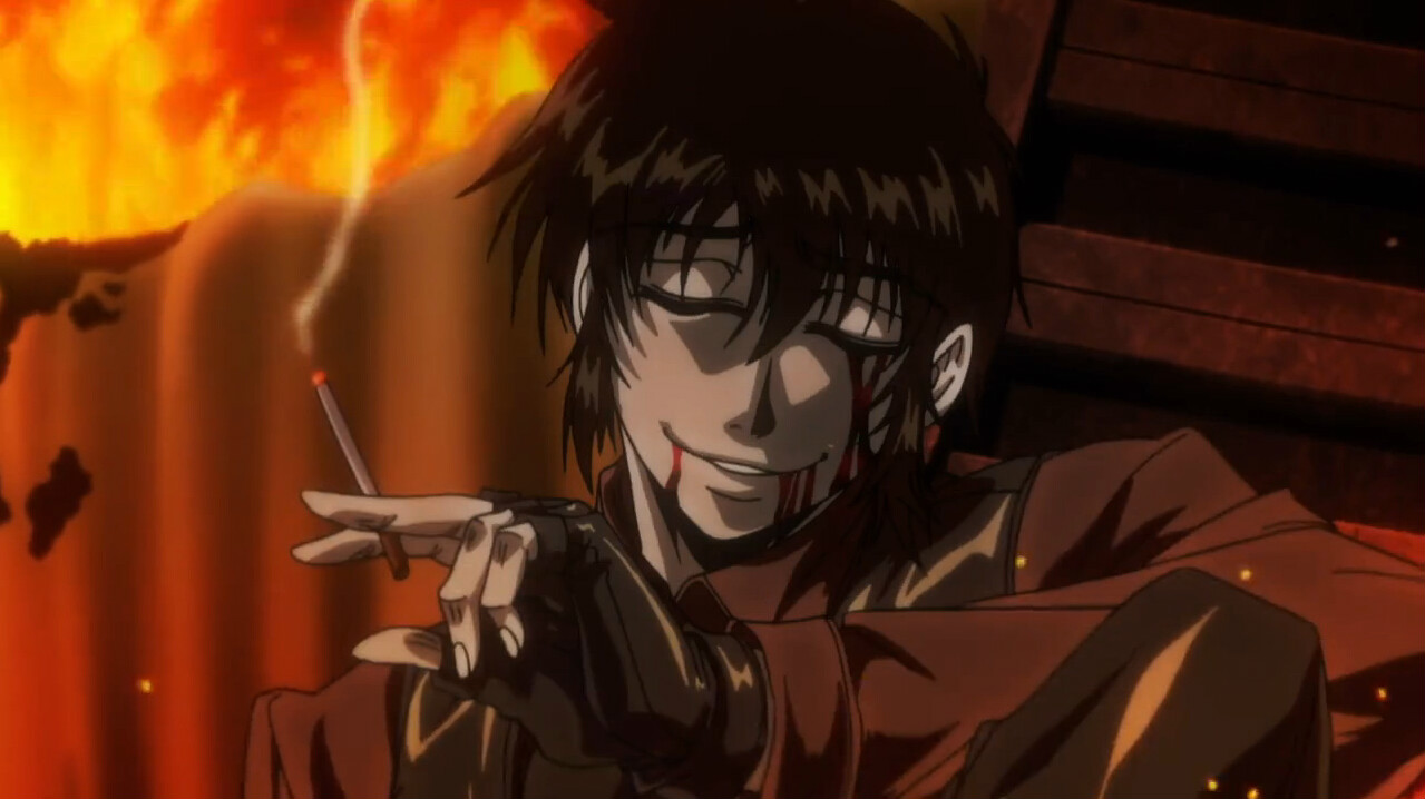 英国皇家国教骑士团hellsing的原王牌,最强的人类死神沃尔特,因特古拉