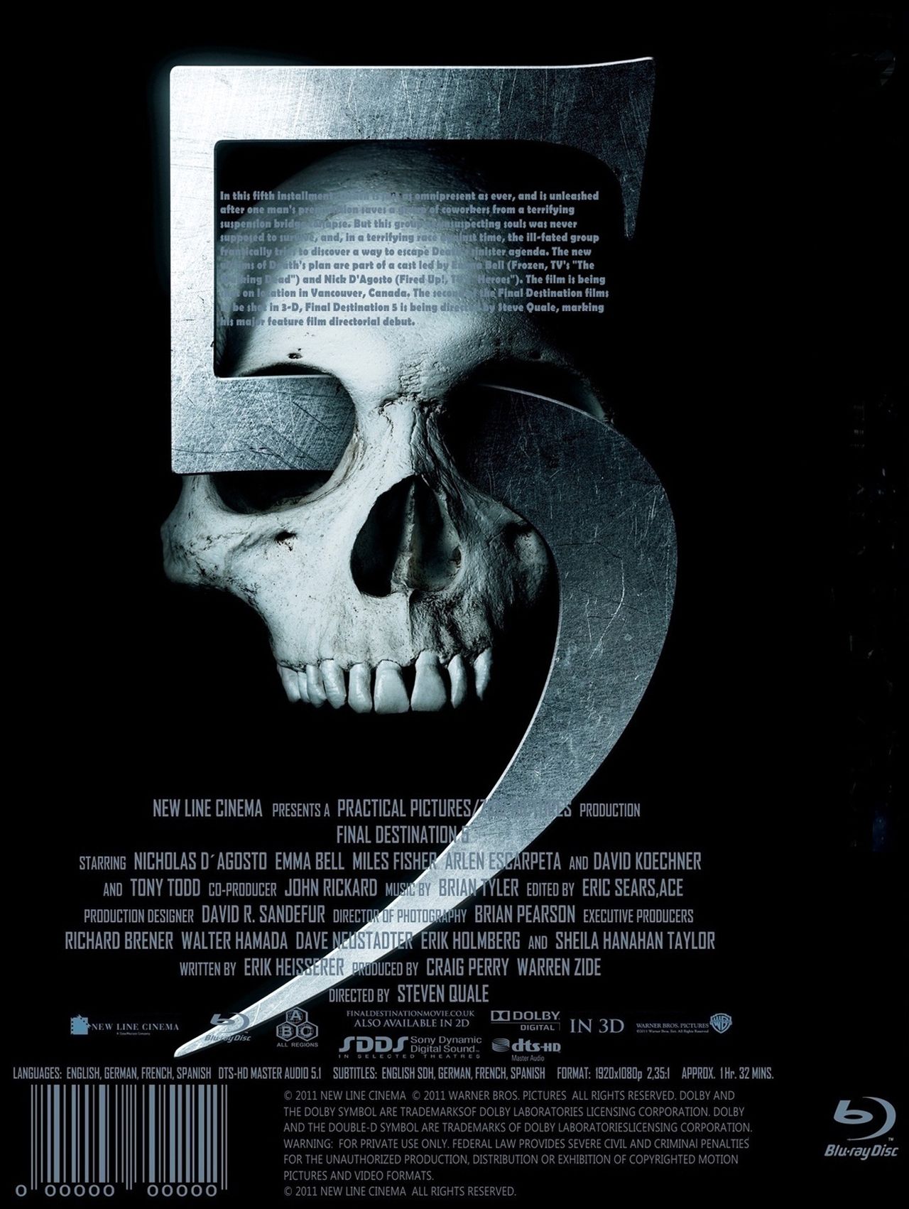 《死神来了5》是由 a target="_blank" href="/item/新线电影公司