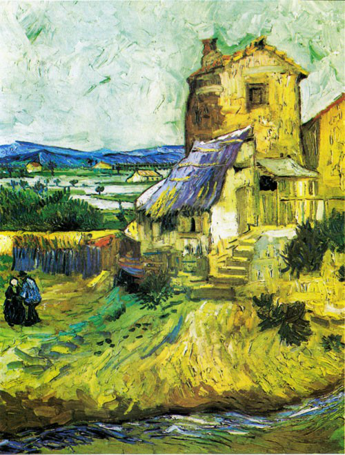 《旧磨坊》是1888年荷兰画家梵高创作的一幅