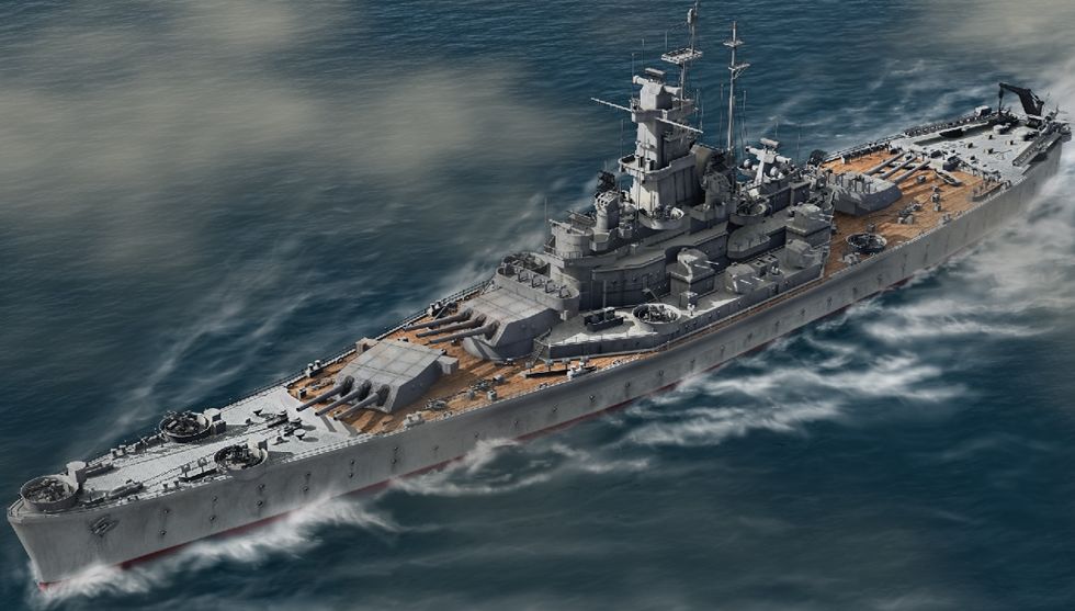 一个叫南极洲联邦的虚拟国,将新一代战列舰"毛德皇后"号进行了现代化