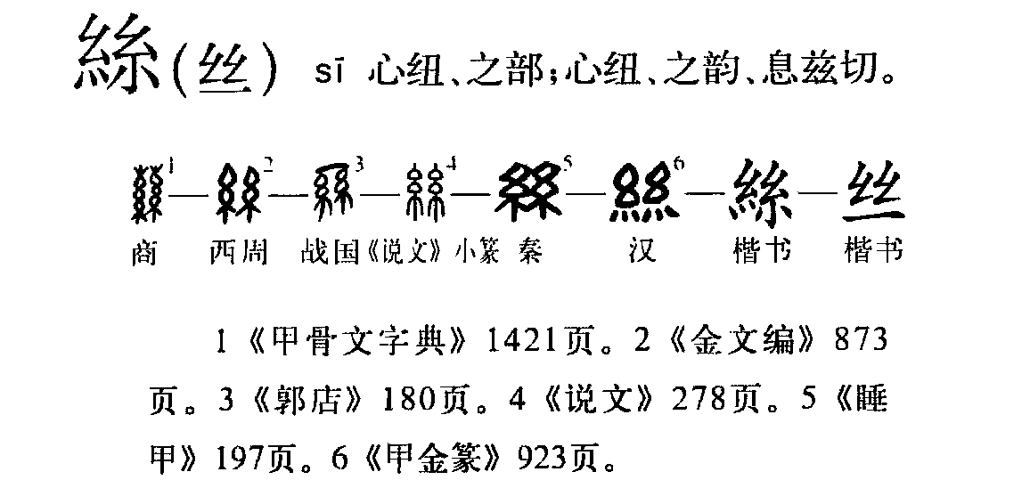 丝（汉语文字）_百度百科