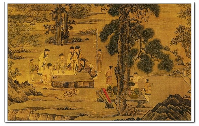 传宋刘松年西园雅集卷