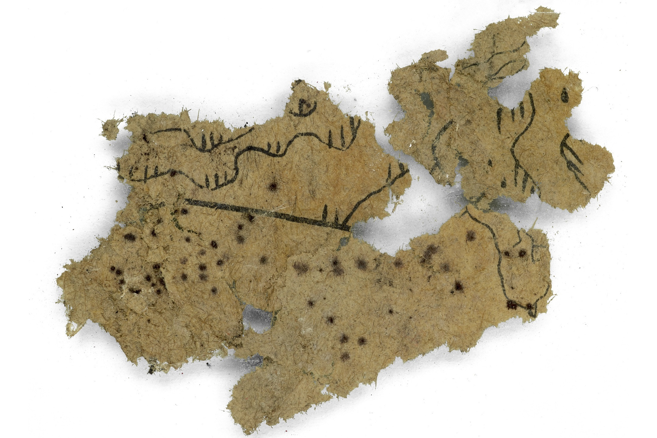 天水放马滩汉纸本地图