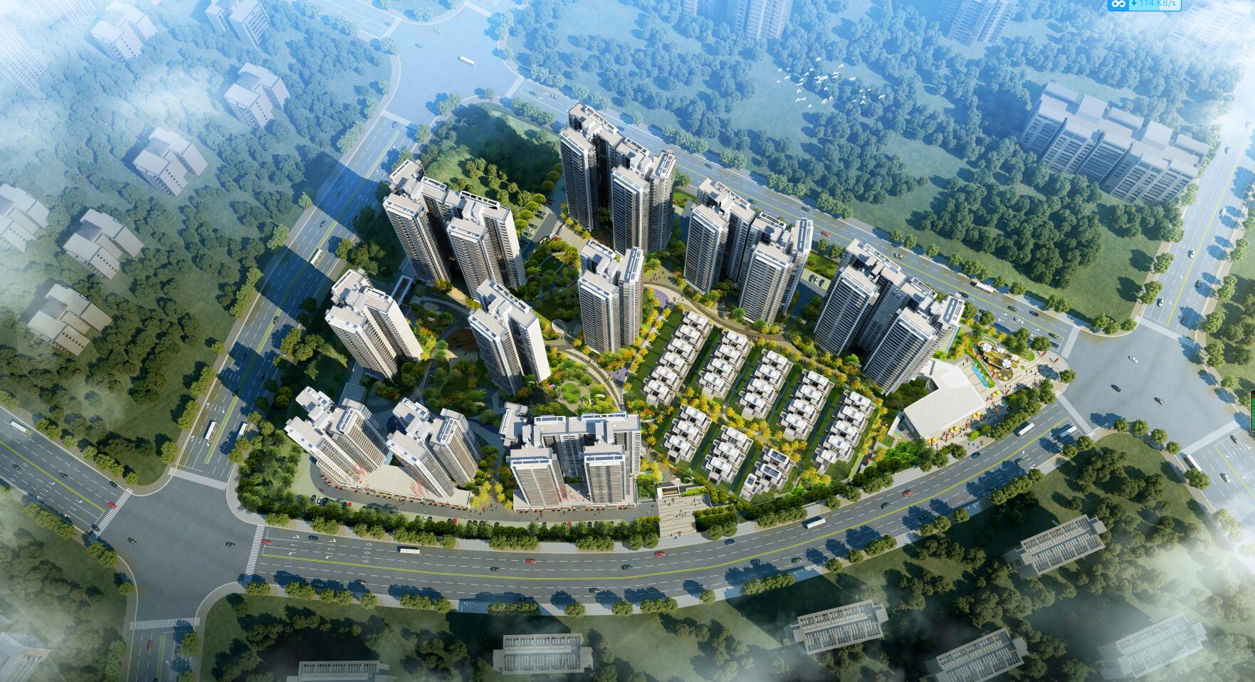  p>融创江南书院项目是融创中国于100万㎡良凤湖畔(规划)打造的江南