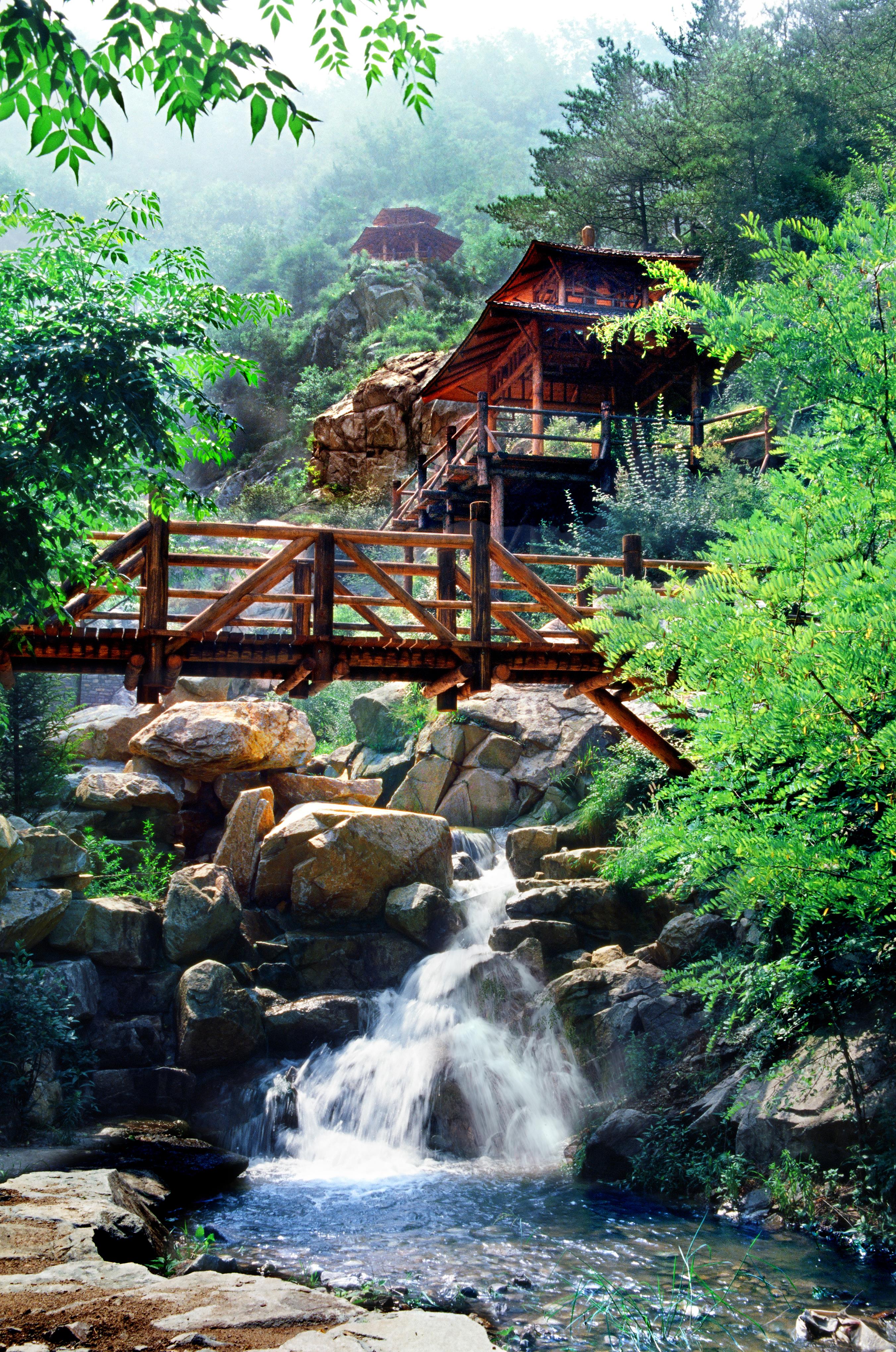 山东省济南市九如山瀑布群风景区