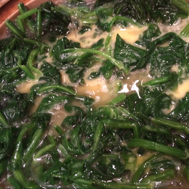 砂锅菠菜粉丝汤